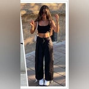 Cargo Unisex Size Aeldric Eden pants High Waist